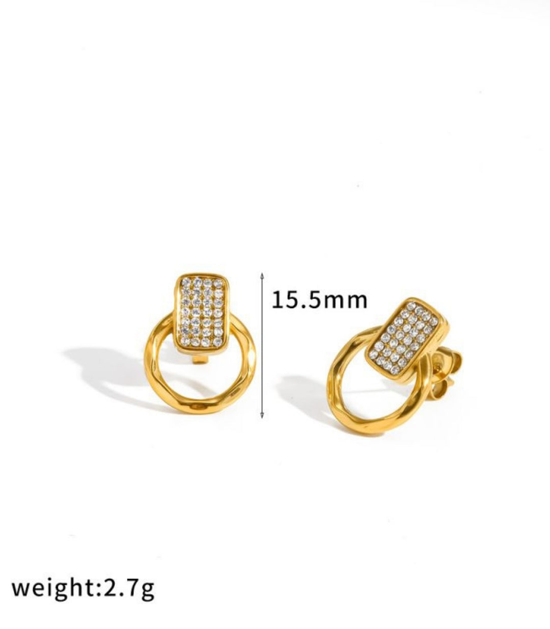Aretes Diamond Encrusted
