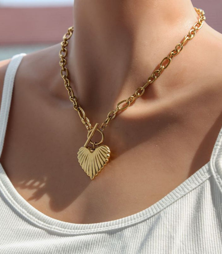 Collar Buckle Corazón