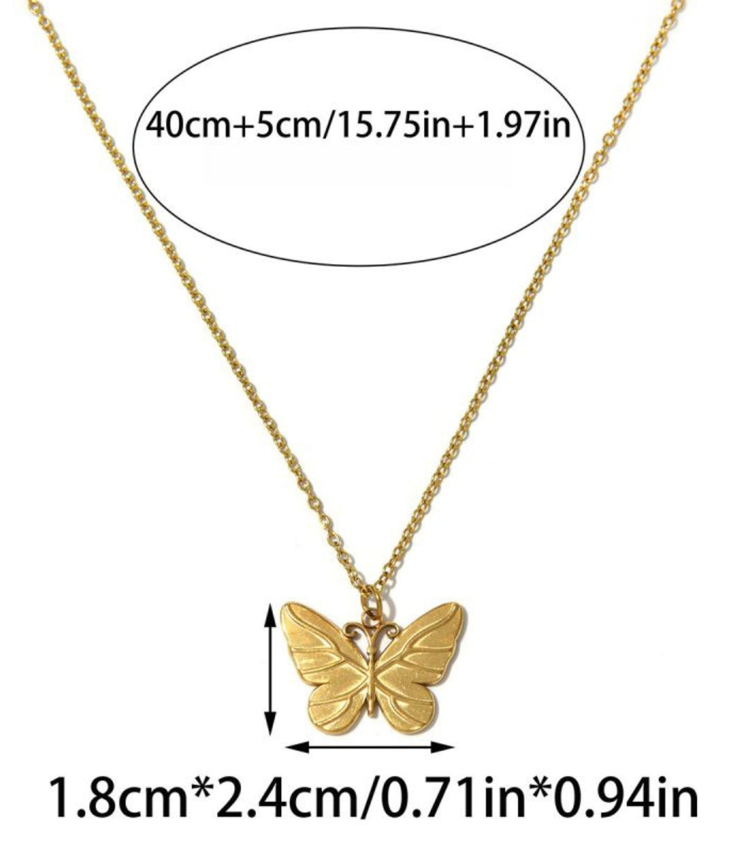 Collar Mariposa 18K