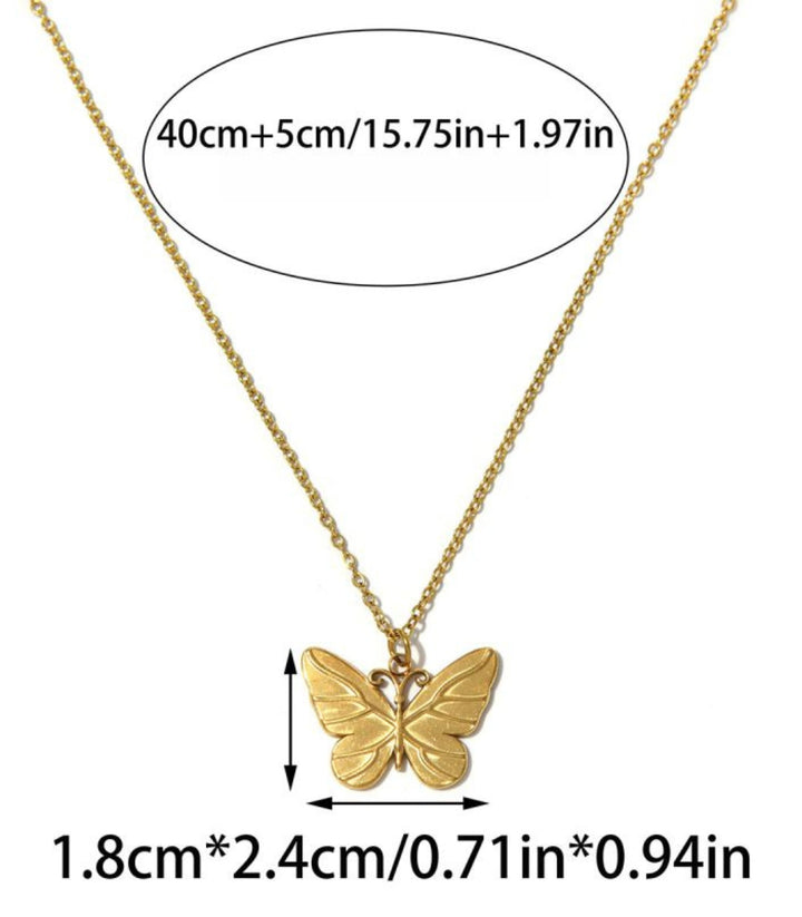 Collar Mariposa 18K
