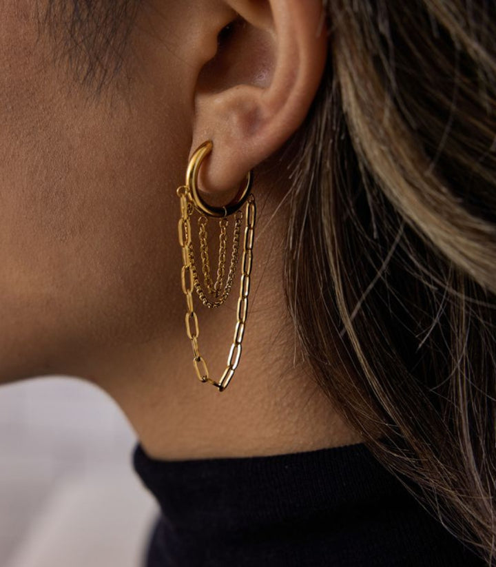 Aretes tassel hoop