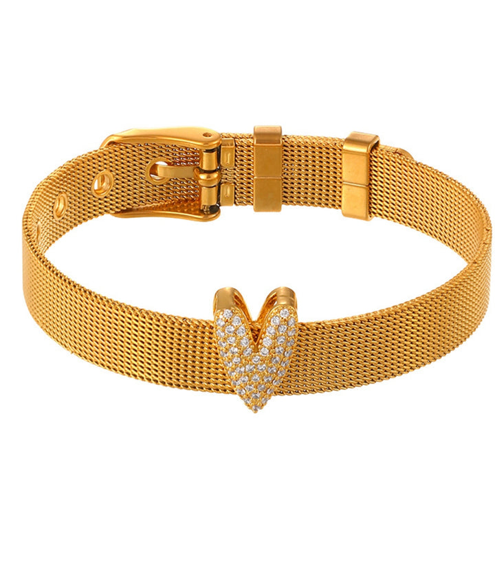 Brazalete Heart shaped