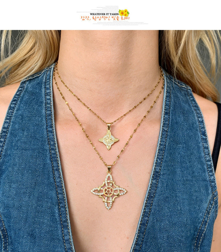 Collar nudo con ziconias