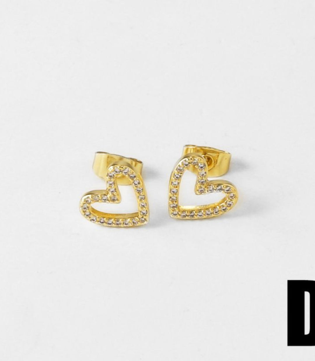 Aretes Heart Zircon