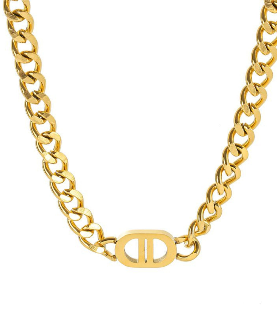 Collar gold letter