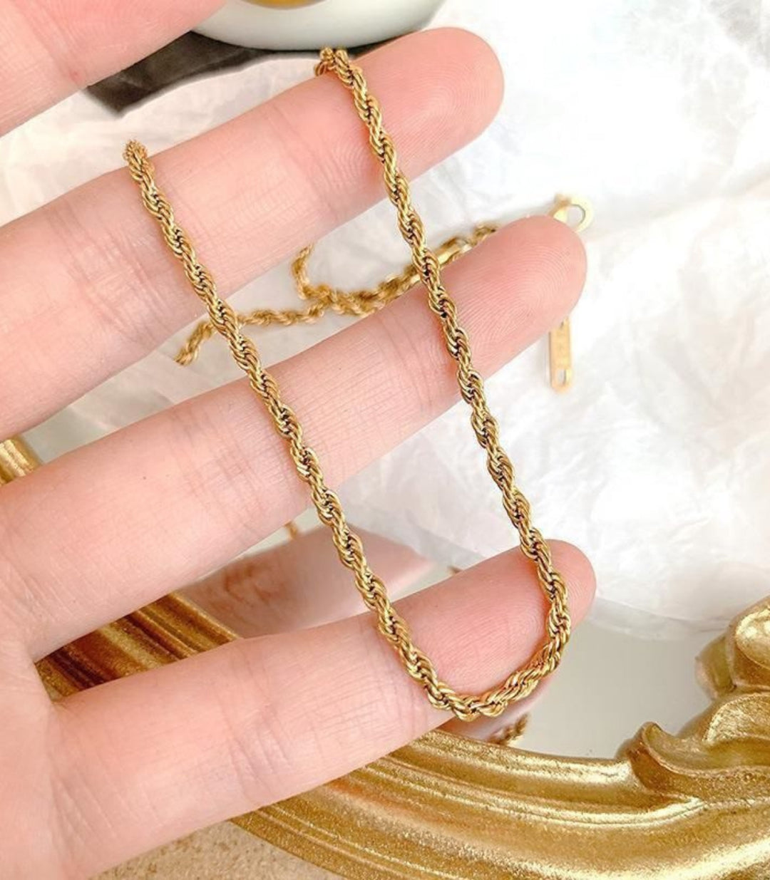 Collar Twisted Rope 4mm