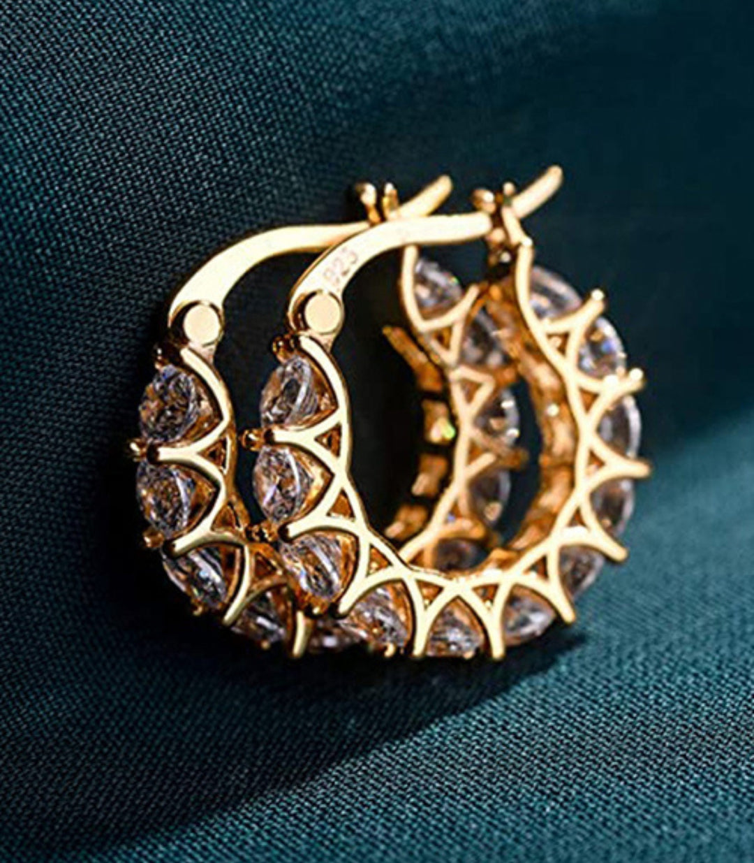 Aretes Gold Diamond