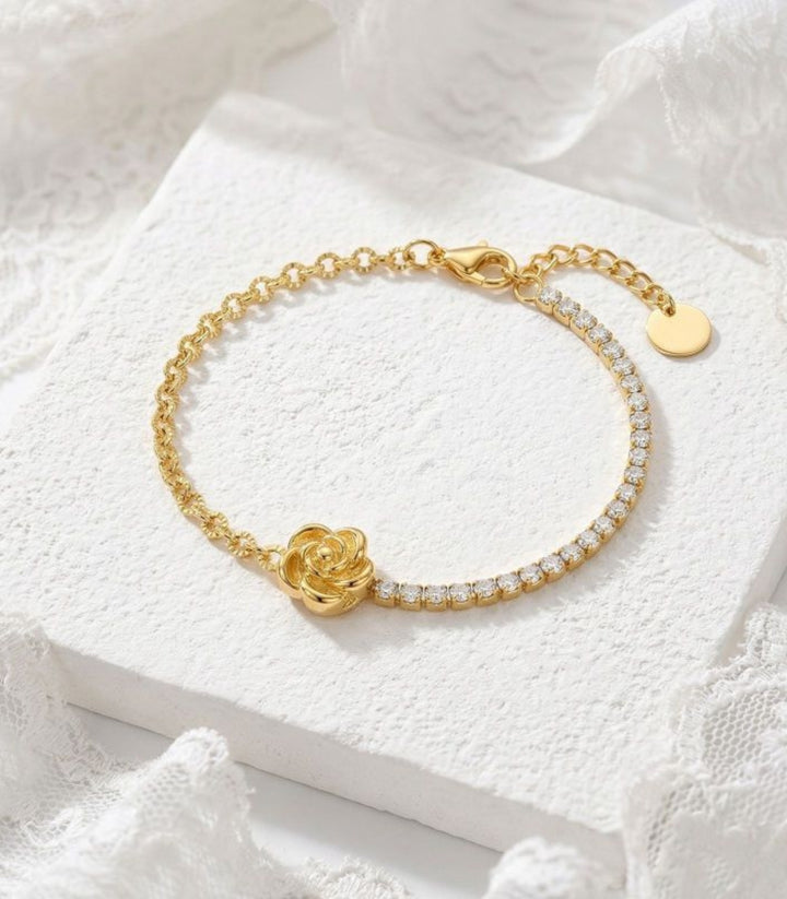 Brazalete Camellia Diamond 18K