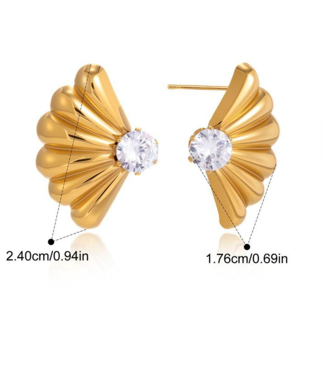 Aretes con Zirconia
