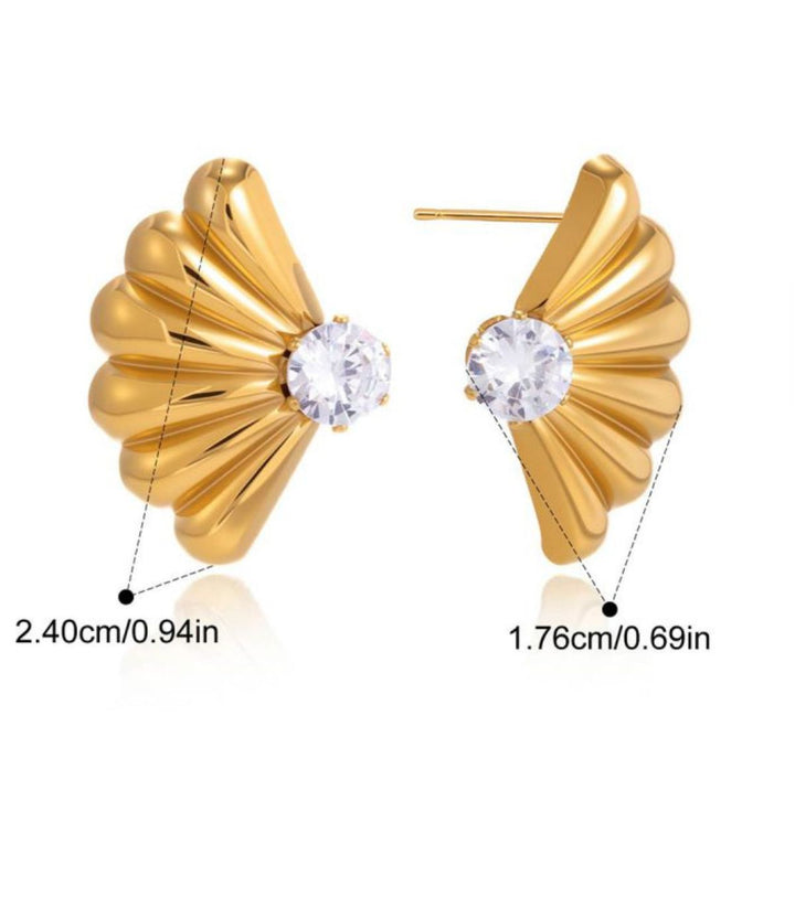 Aretes con Zirconia
