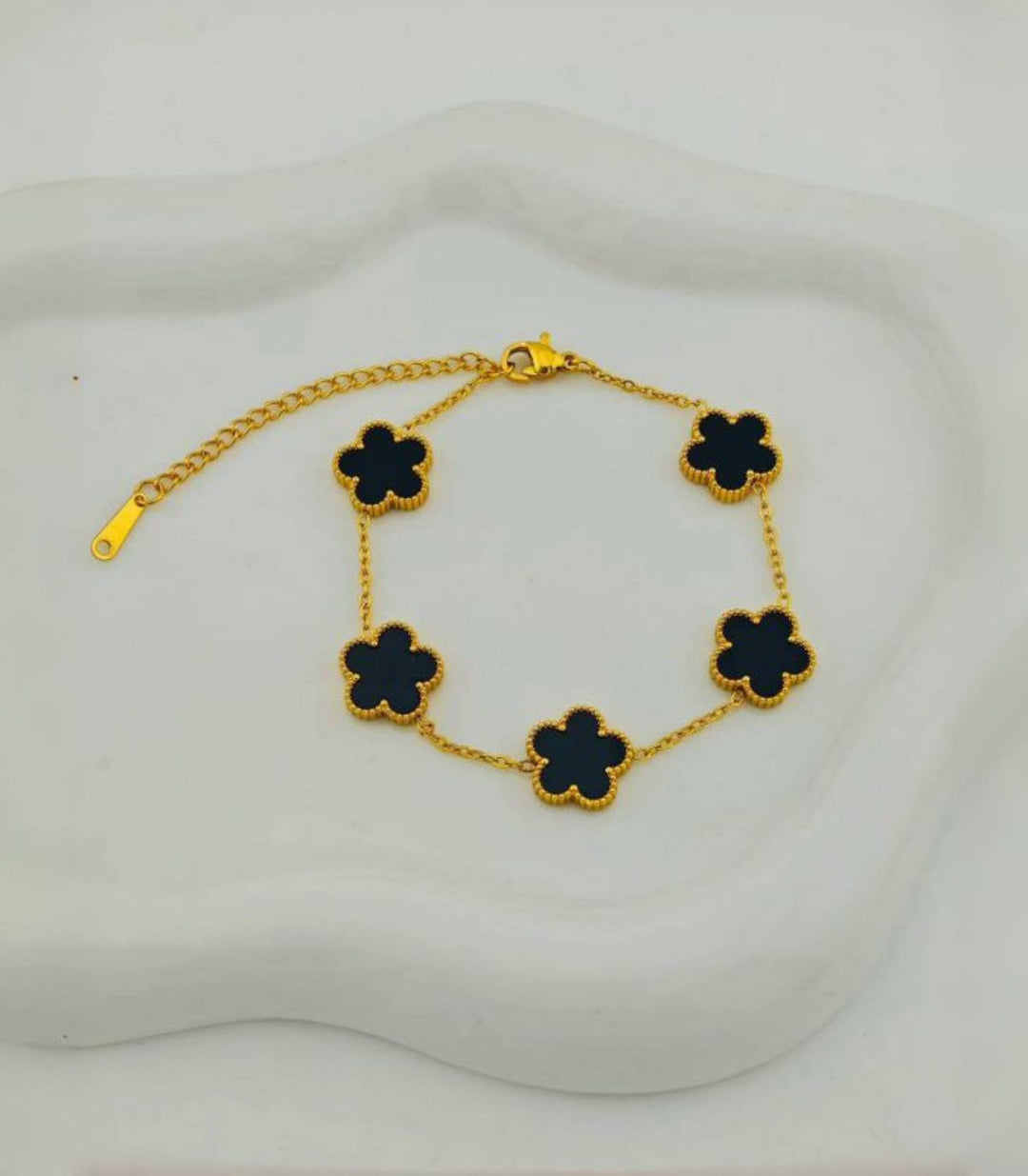 Brazalete Black Flower