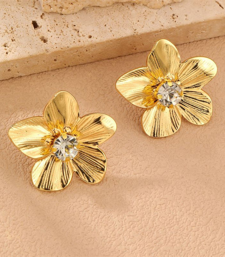 Aretes Zircon Flower 1