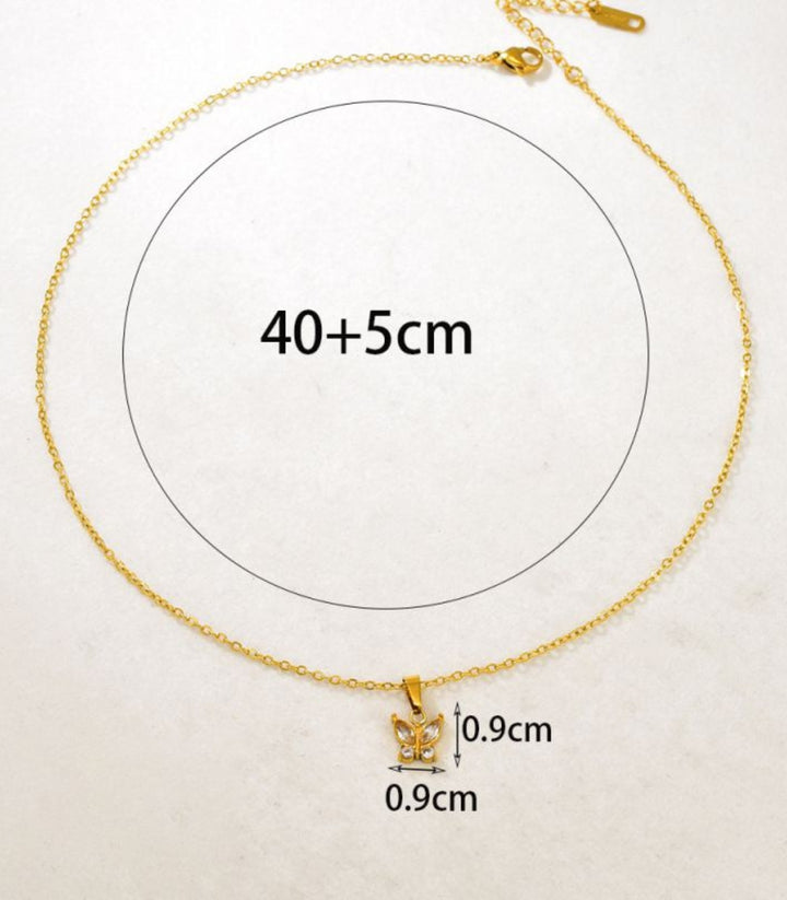 Collar mariposa