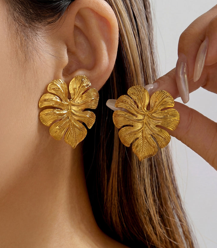 Aretes Leaf Vintage