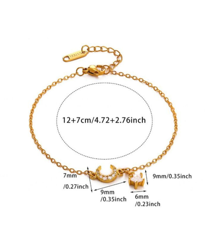 Brazalete Zircon Moon Star
