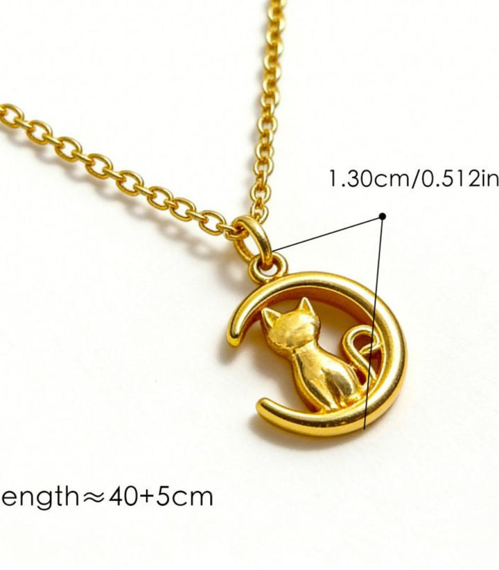 Collar Hollow Moon Cat