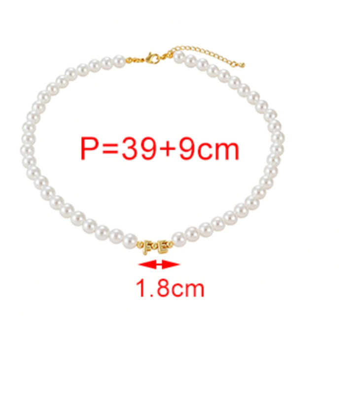 Collar Perlas Fe