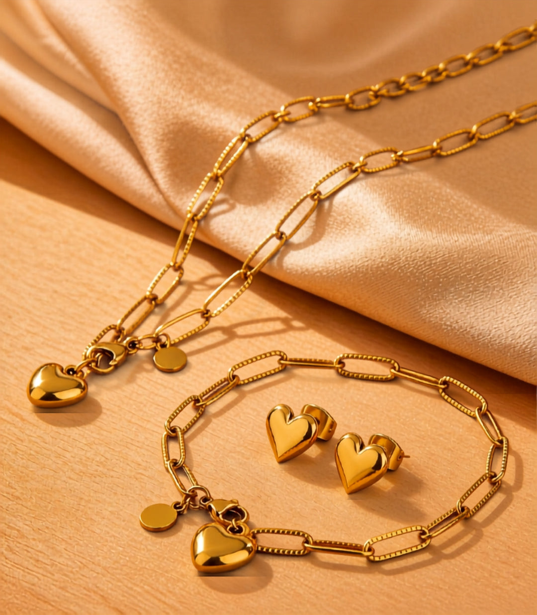 Collar Set 4 Corazones