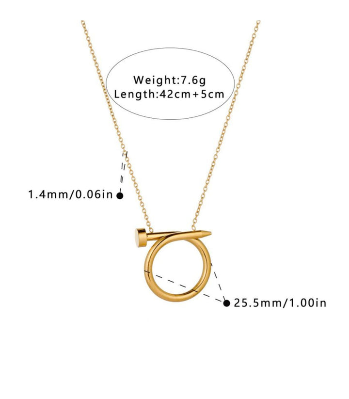 Collar Twisted Nail Shape