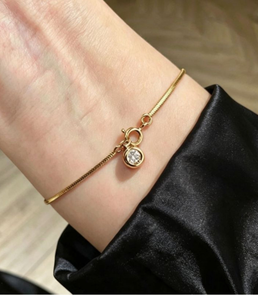 Brazalete Diamond Snake Bone