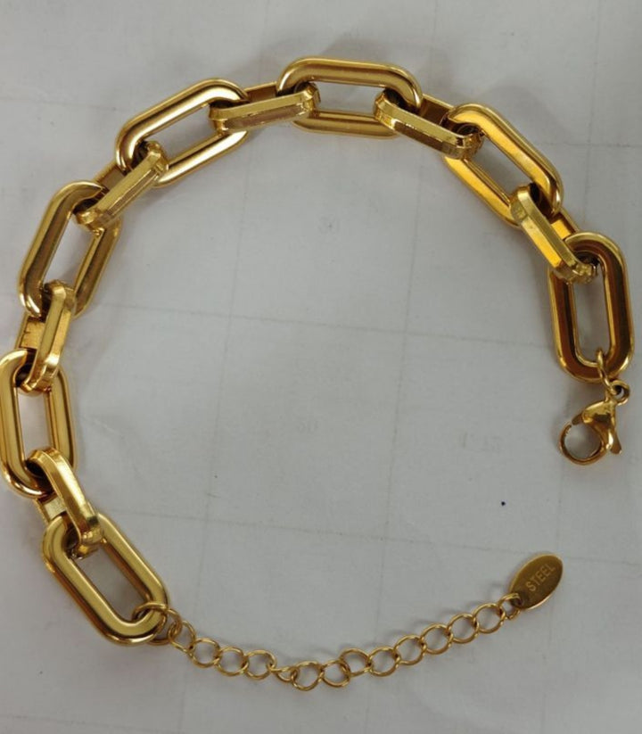 Brazalete Paperclip Chunky Chain