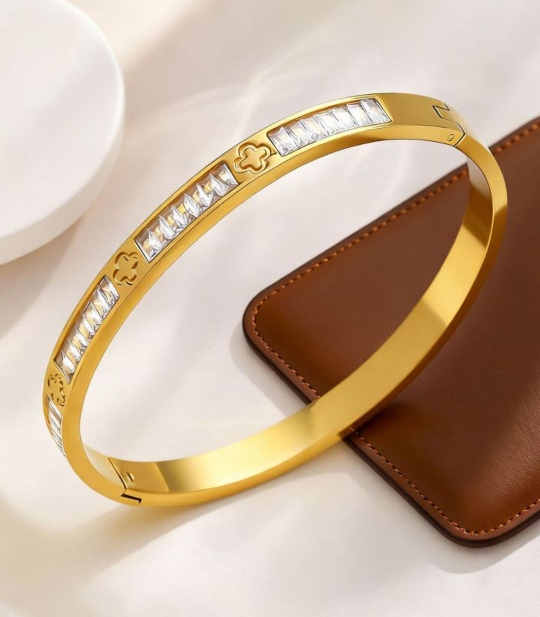 Brazalete diamond clover