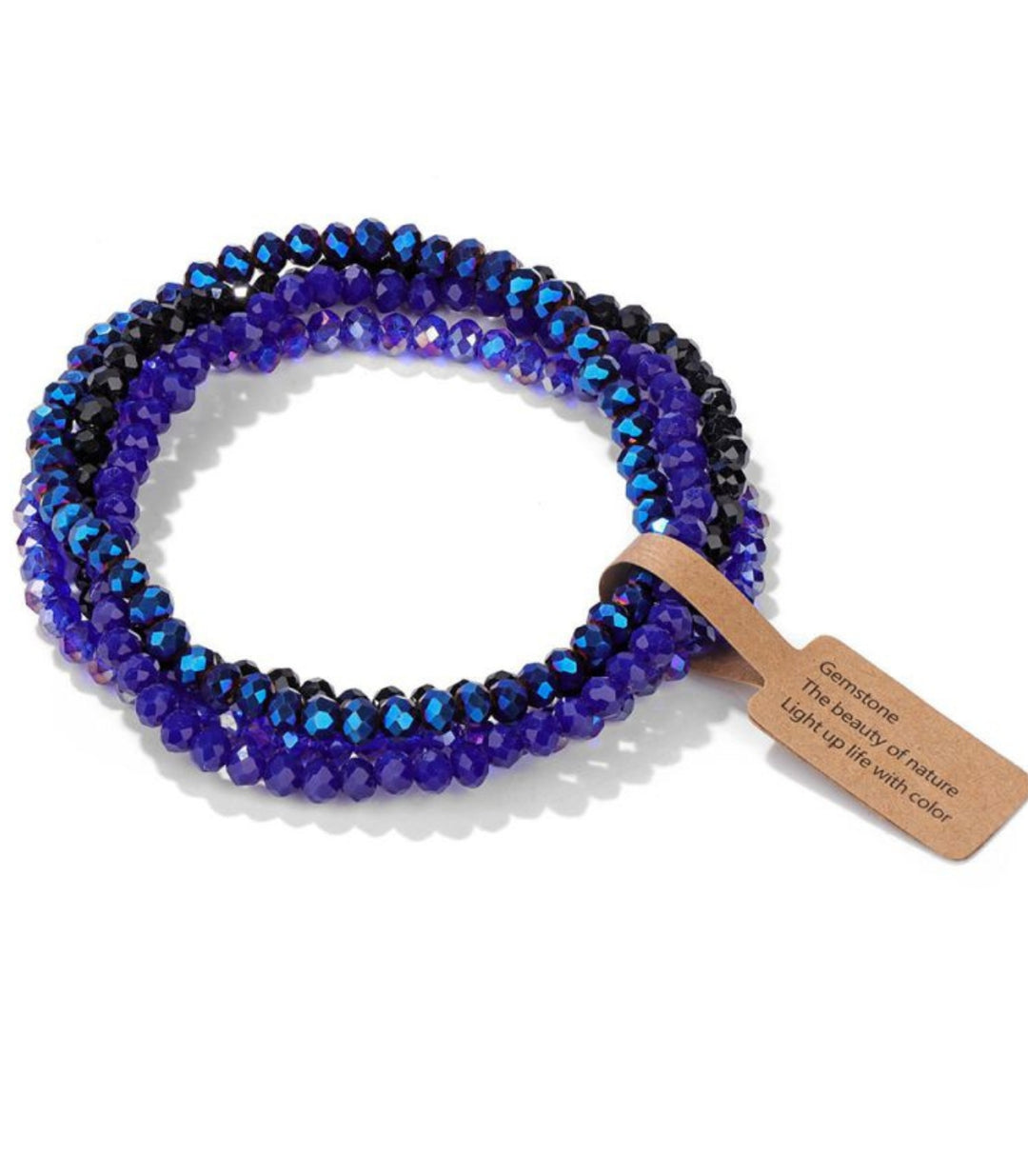 Brazaletes Azul Set de 4