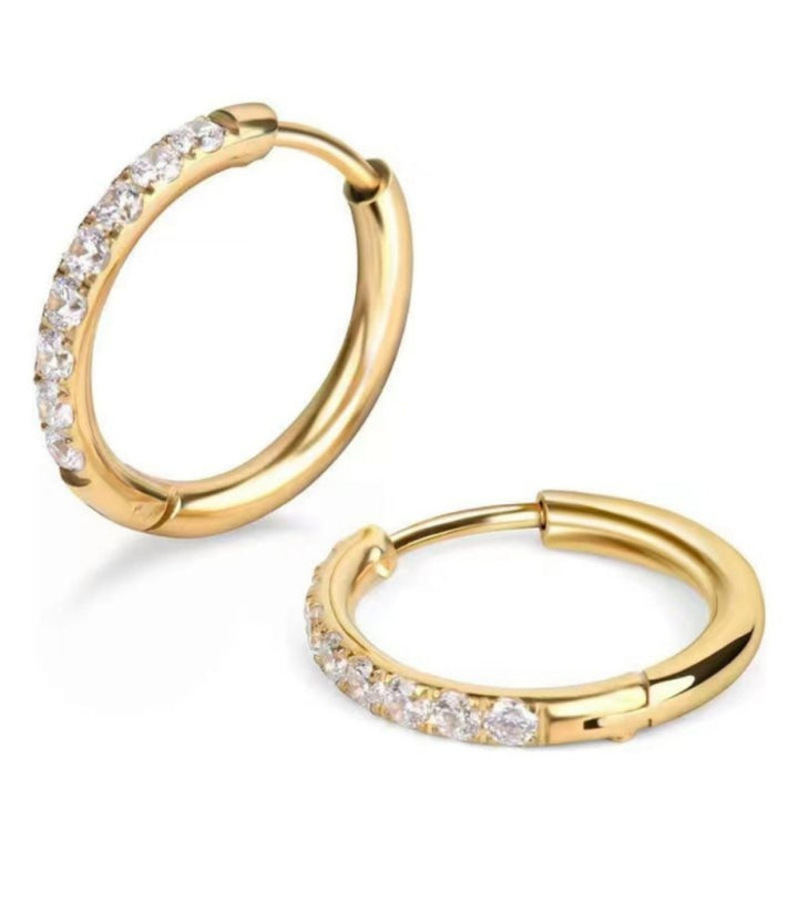 Aretes Diamond Hoop 2.10mm