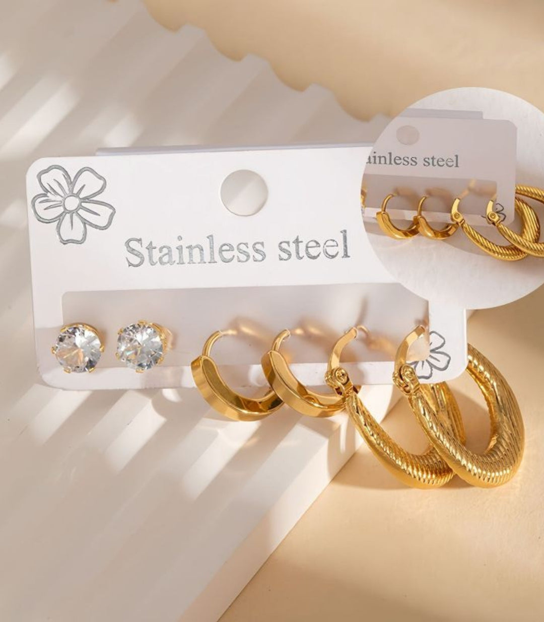 Aretes set diamond round