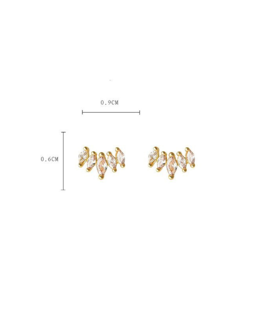 Aretes con zirconias