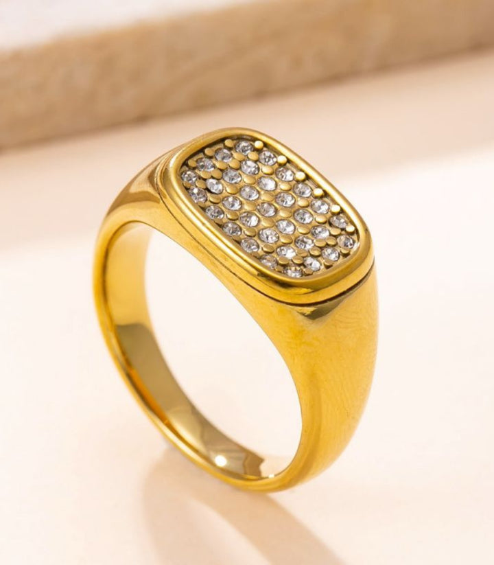 Anillo Zirconias #8