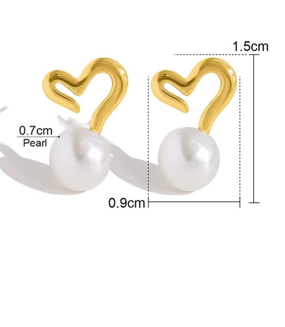 Aretes Love Pearl
