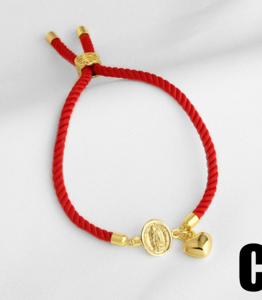Brazalete corazón y virgen