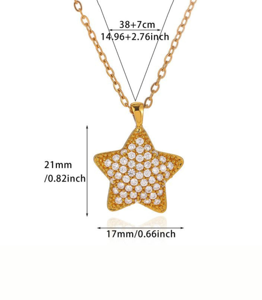 Collar Diamond Star 18K