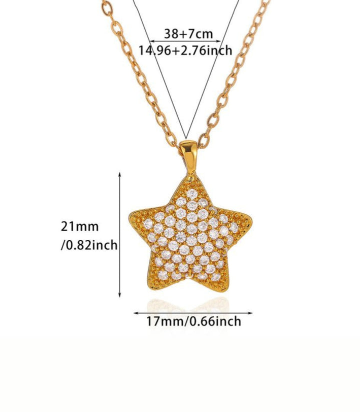 Collar Diamond Star 18K