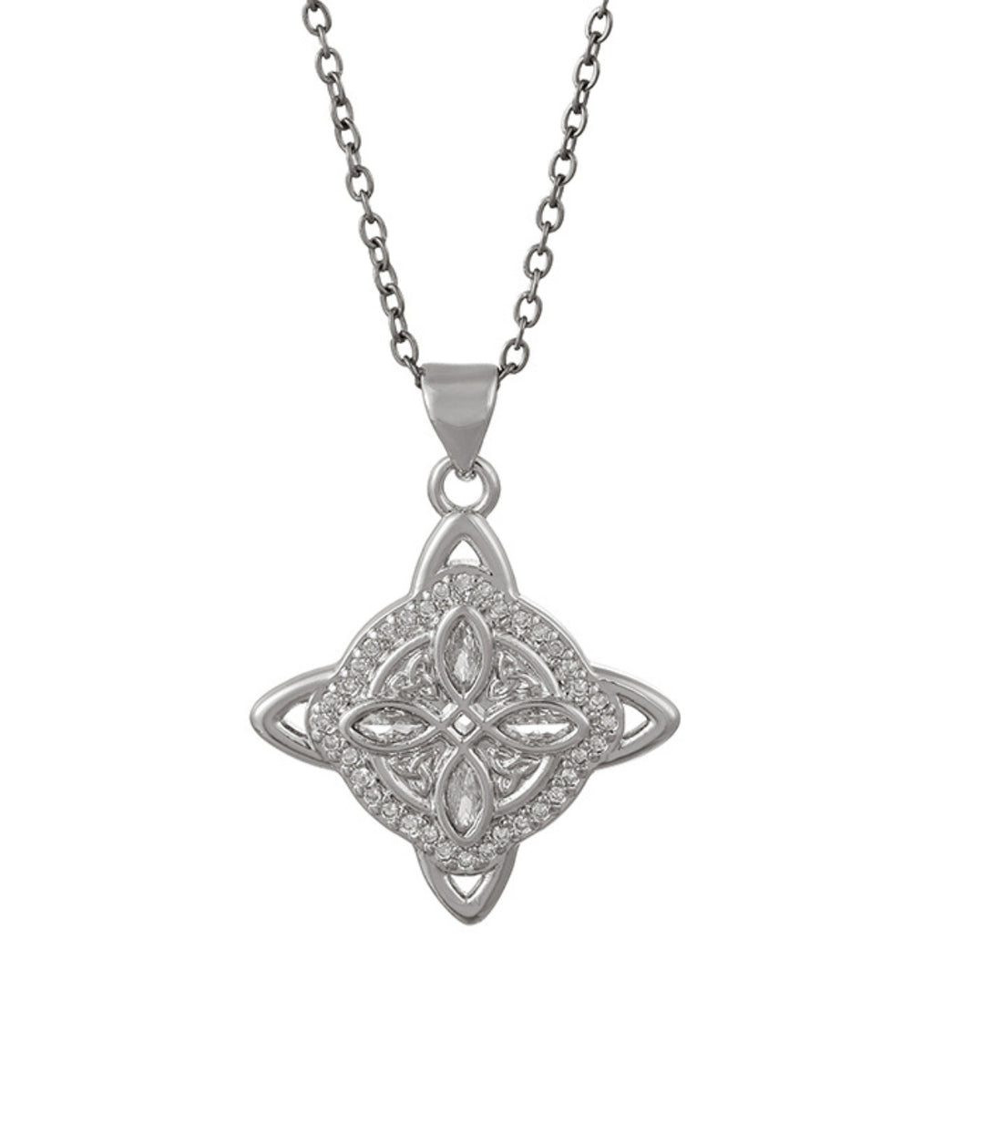 Collar Plata Nudo de Bruja Zirc 4