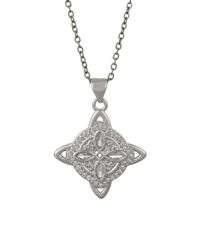 Collar Plata Nudo de Bruja Zirc 4