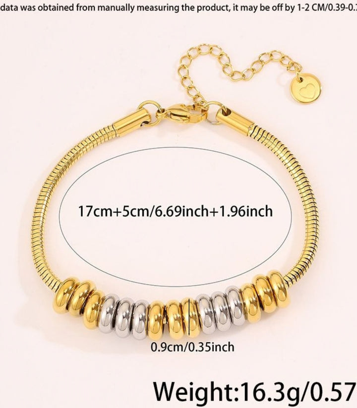 Brazalete Beaded Bicolor