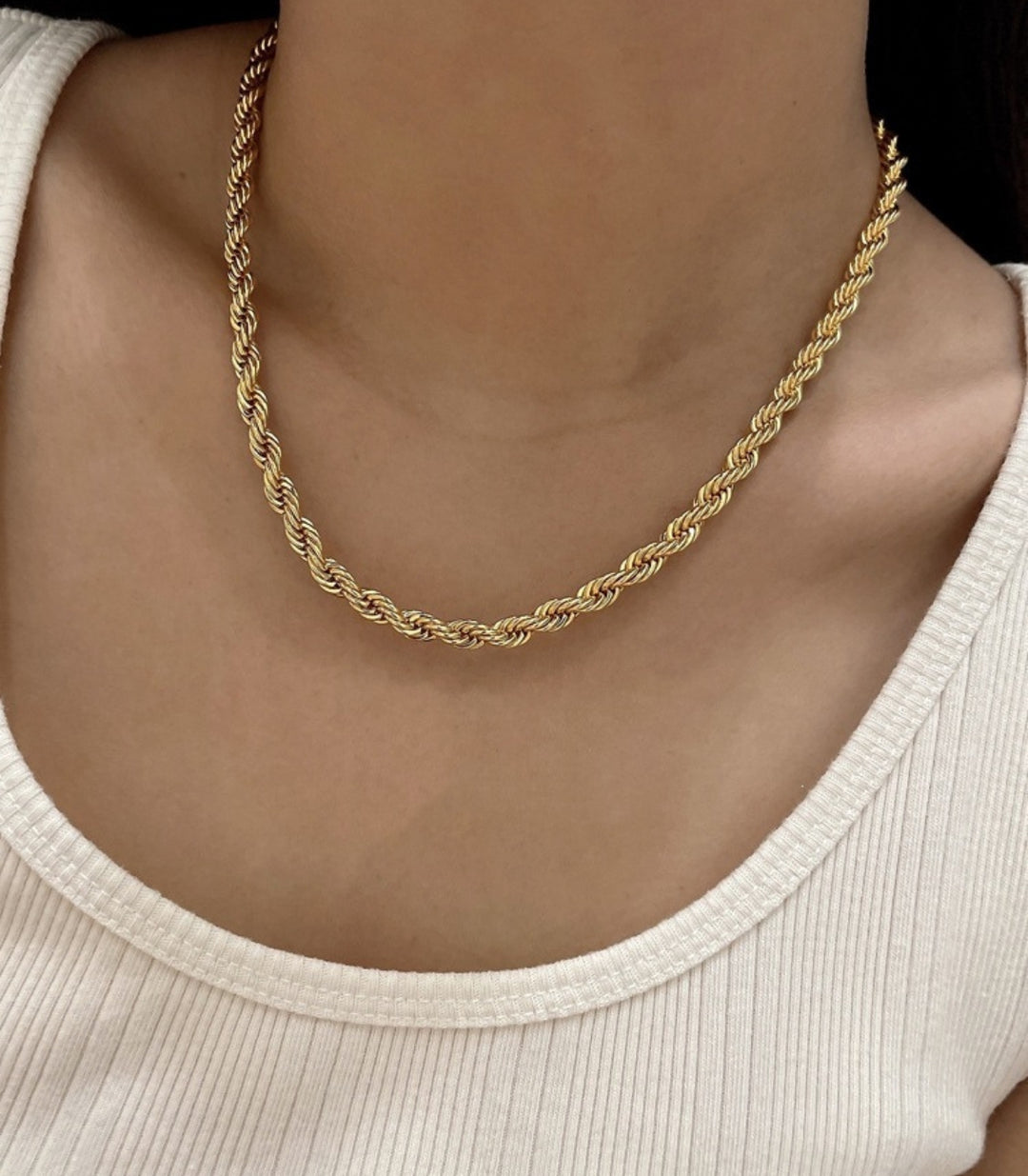 Collar Twisted Rope 4mm