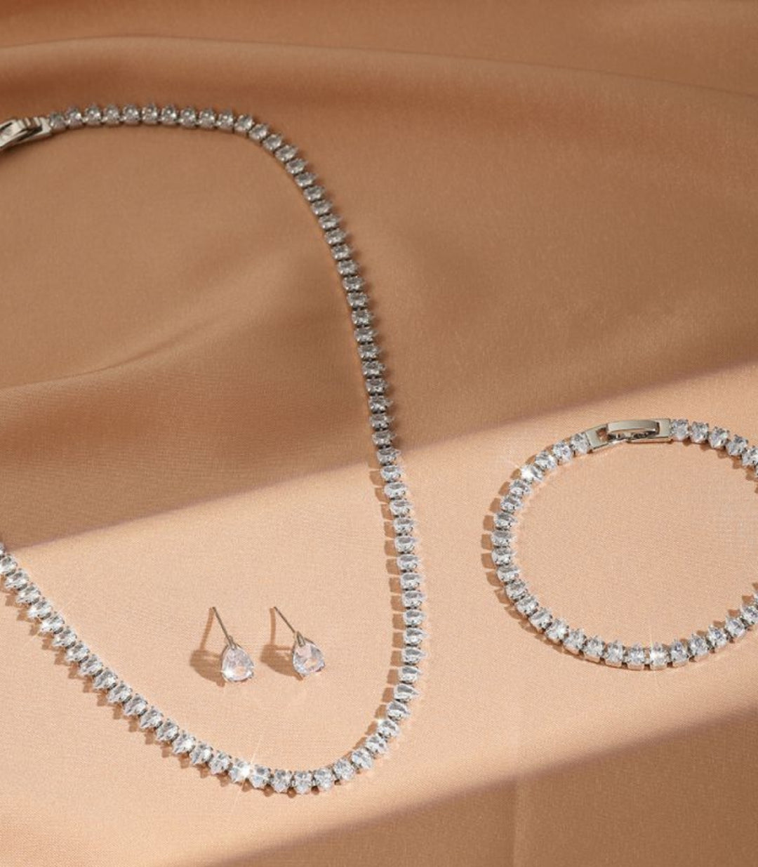 Collar Set 4 Pzs Elegant Zircon
