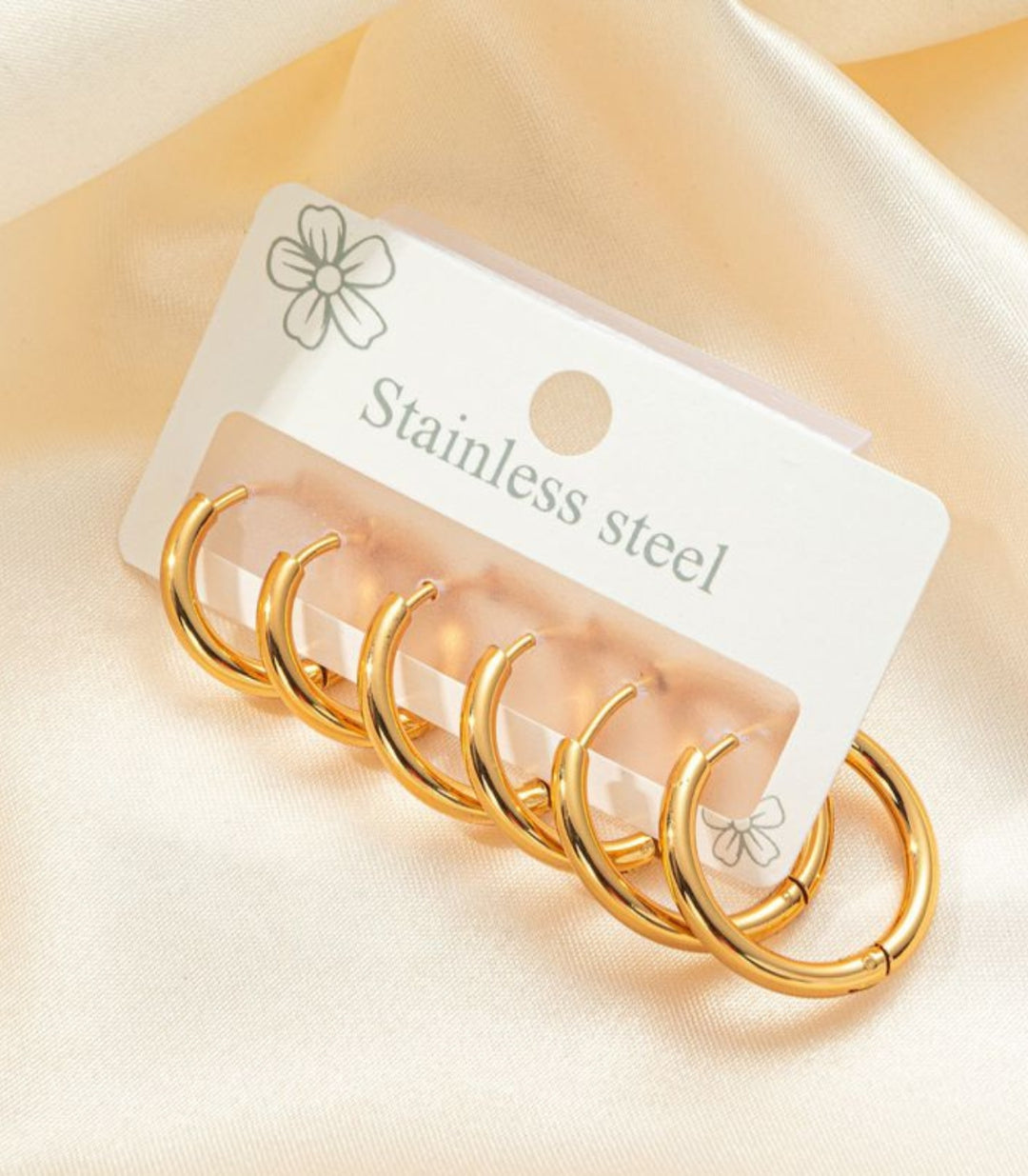 Aretes Set de 3 round