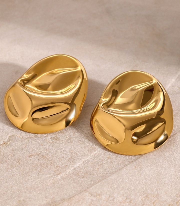 Aretes Gold Irregular