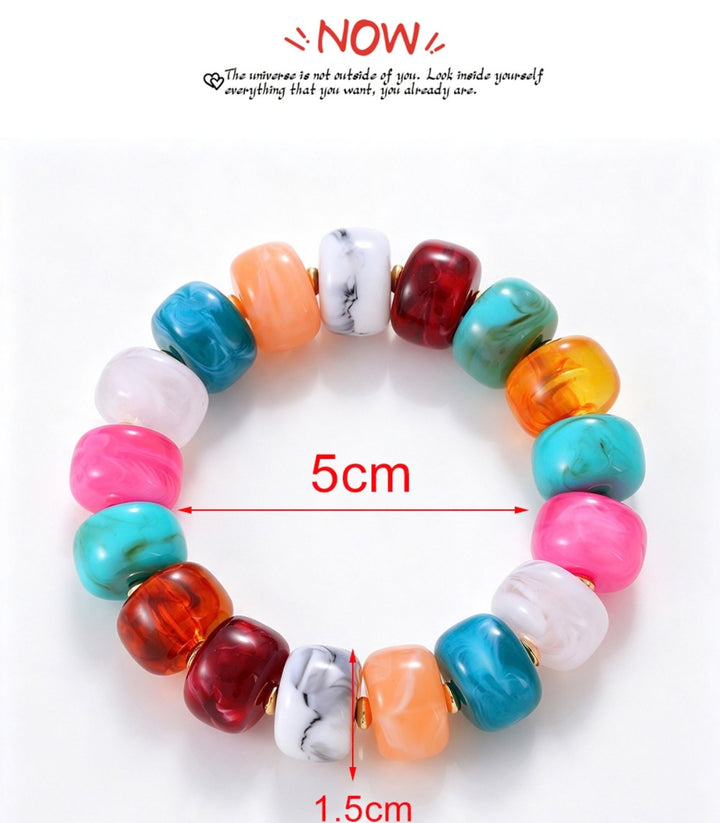 Brazalete Color Resin Mixed