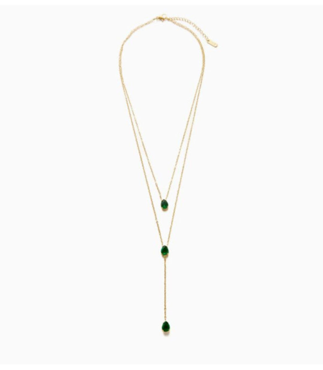 Collar Verde Doble Layer