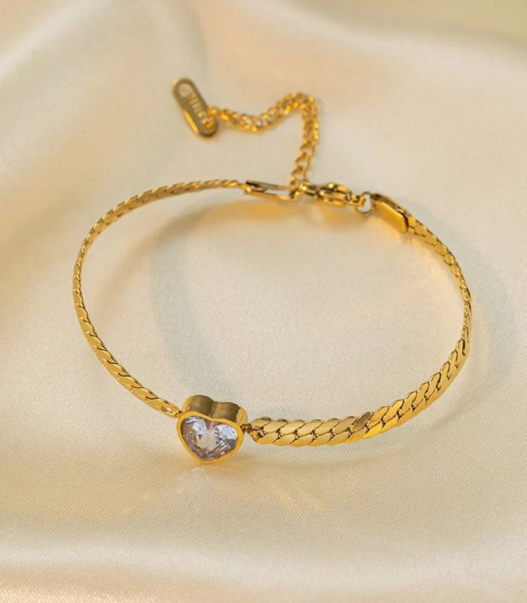 Collar y Brazalete Diamond Heart