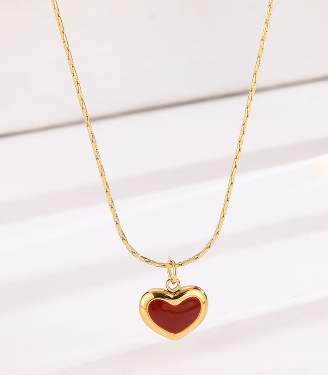 Collar Corazón Rojo