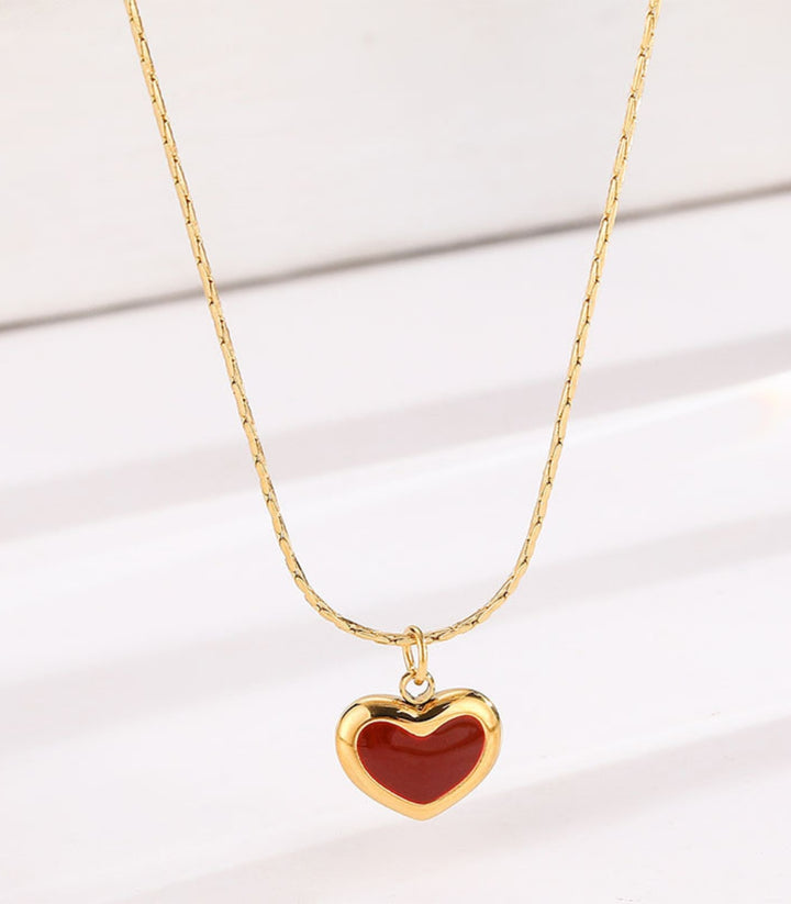 Collar Corazón Rojo