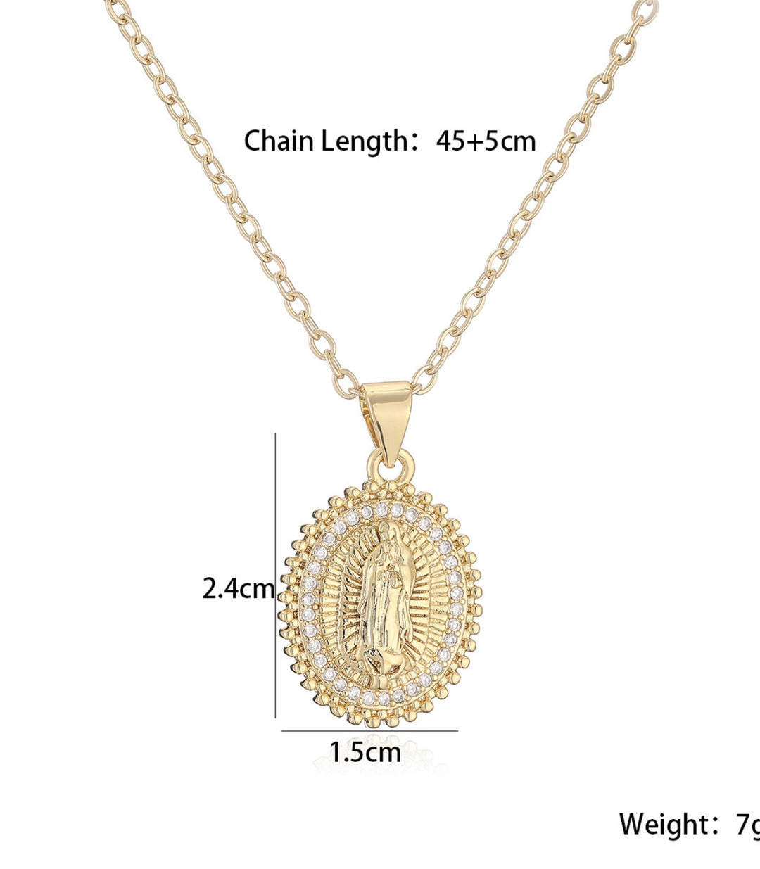 Collar diamond virgen