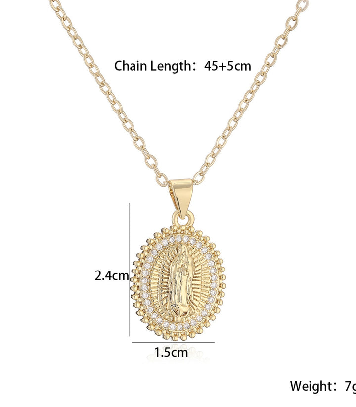 Collar diamond virgen