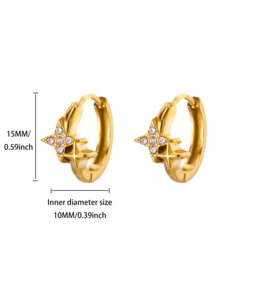 Aretes diamond starburst